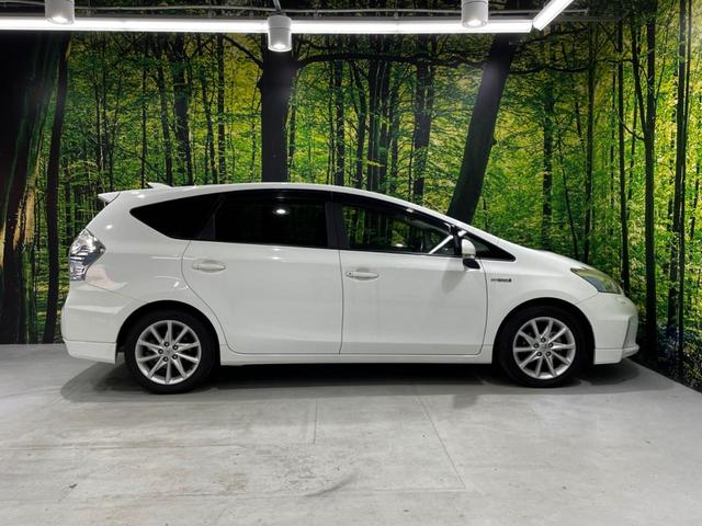 プリウスアルファ Ｓツーリングセレクション　純正ＳＤナビ　バックカメラ　禁煙車　ＬＥＤヘッド　ＥＴＣ　純正１７インチアルミ　Ｂｌｕｅｔｏｏｔｈ　フルセグ　コーナーガード前後（46枚目）