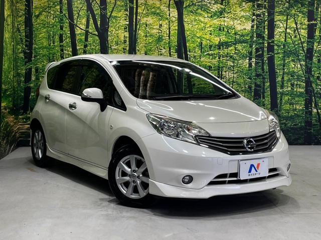 ノート メダリスト　純正エアロ　全周囲カメラ　禁煙車　ハーフレザーシート　純正ＳＤナビ　スマートキー　ＥＴＣ　純正１５インチアルミ　オートライト　オートエアコン　Ｂｌｕｅｔｏｏｔｈ　フルセグ（18枚目）