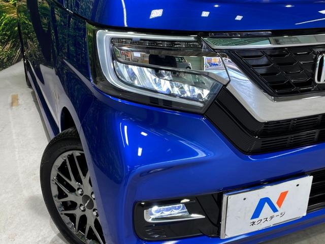 Ｎ－ＢＯＸカスタム Ｇ・Ｌターボホンダセンシング　両側電動ドア　純正ＳＤナビ　衝突被害軽減システム　レーダークルーズ　バックカメラ　ＥＴＣ　禁煙車　ハーフレザーシート　ドラレコ　スマートキー　ＬＥＤヘッド（14枚目）