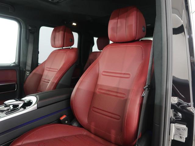 Ｇクラス Ｇ４００ｄ　Ｇ　ｍａｎｕｆａｋｕｔｕｒプログラム　アダプティブダンピング　ベンガルレッドナッパレザーシート　シートベンチレーション＆リラクゼーション機能　ボディ同色スペアタイヤリング　ＡＭＧライン　ラグＰＫＧ（35枚目）