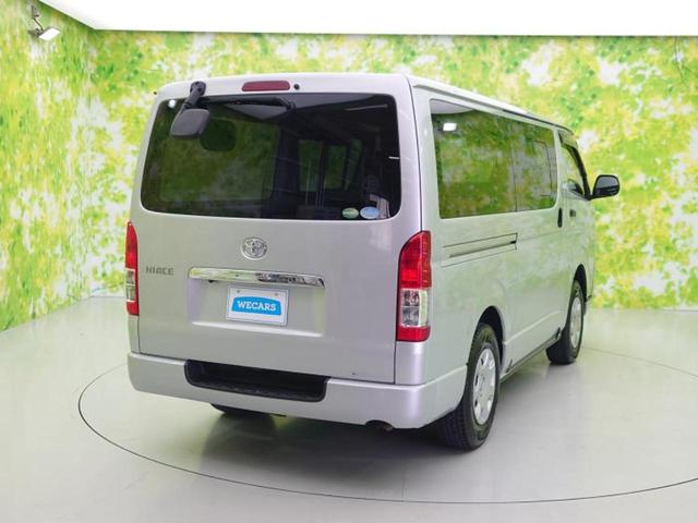 ハイエースバン ４ＷＤロングＤＸ　ＧＬパッケージ　保証書／社外　ＳＤナビ／衝突安全装置／車線逸脱防止支援システム／ＥＴＣ／ＥＢＤ付ＡＢＳ／横滑り防止装置／フルセグＴＶ／エアバッグ　運転席／ＭＴモード付き／パワーウインドウ／キーレスエントリー　４ＷＤ（3枚目）