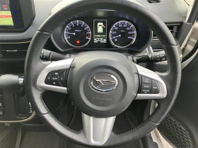 ムーヴ 4WDカスタムRS 20th AnvゴールドEd SA2 新品タイヤ/保証書/社外 ナビ/衝突安全装置/シート ハーフレザー/ヘッドランプ LED/ETC/EBD付ABS/横滑り防止装置/アイドリングストップ/バックモニター/ワンセグTV バックカメラ(17枚目)