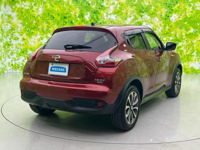 ジューク 4WD16GT FOUR 新品タイヤ/保証書/純正 SDナビ/エマージェンシーブレーキ/車線逸脱防止支援システム/ヘッドランプ HID/Bluetooth接続/ETC/EBD付ABS/横滑り防止装置/フルセグTV/DVD(3枚目)