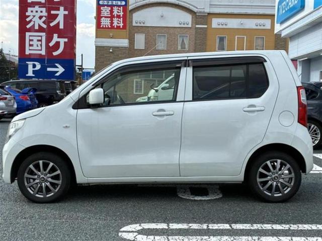 ワゴンＲ ４ＷＤ　ＦＸ　新品タイヤ／保証書／衝突安全装置／シートヒーター　前席／ＥＢＤ付ＡＢＳ／横滑り防止装置／アイドリングストップ／エアバッグ　運転席／エアバッグ　助手席／アルミホイール　社外　１４インチ　４ＷＤ（2枚目）