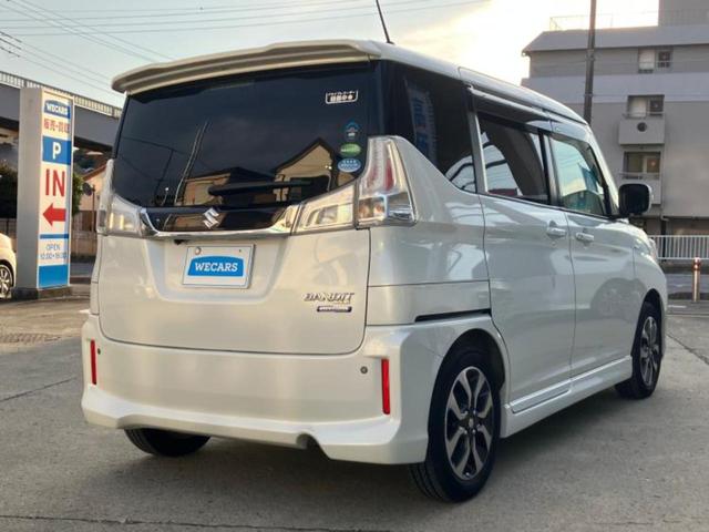 ソリオバンディット 4WDバンディットハイブリッドMV 保証書/純正 SDナビ/セーフティサポート(スズキ)/両側電動スライドドア/シートヒーター/全方位モニター用カメラ/車線逸脱防止支援システム/パーキングアシスト バックガイド 衝突被害軽減システム(3枚目)