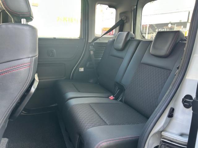 スペーシアカスタム 4WDハイブリッドXSターボ 新品タイヤ/保証書/社外 SDナビ/セーフティサポート(スズキ)/両側電動スライドドア/シートヒーター 前席/全方位モニター用カメラ/車線逸脱防止支援システム/シート ハーフレザー 全周囲カメラ(7枚目)