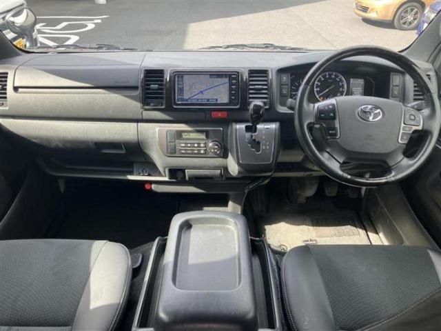 ハイエースバン ４ＷＤロングスーパーＧＬダークプライム２　新品タイヤ／保証書／純正　ＳＤナビ／衝突安全装置／両側電動スライドドア／全方位モニター／車線逸脱防止支援システム／シート　ハーフレザー／ヘッドランプ　ＬＥＤ／Ｂｌｕｅｔｏｏｔｈ接続／ＥＴＣ　４ＷＤ（4枚目）