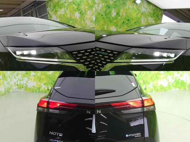 ノート 4WDオーテックFOUR 新品タイヤ/保証書/純正 SDナビ/インテリジェントルームミラー/衝突安全装置/シートヒーター/全方位モニター/車線逸脱防止支援システム/シート 合皮/プロパイロット/ヘッドランプ LED 4WD(62枚目)