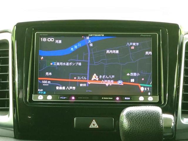 スペーシアカスタム 4WD TS 新品タイヤ/保証書/社外 SDナビ/両側電動スライドドア/シートヒーター/ヘッドランプ HID/Bluetooth接続/ETC/EBD付ABS/アイドリングストップ/フルセグTV/DVD/ターボ(10枚目)