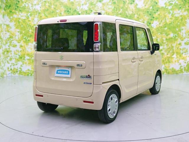 スペーシア ４ＷＤハイブリッドＧ　新品タイヤ／保証書／衝突安全装置／シートヒーター　運転席／車線逸脱防止支援システム／ＥＢＤ付ＡＢＳ／アイドリングストップ／禁煙車／エアバッグ　運転席／エアバッグ　助手席／エアバッグ　サイド　４ＷＤ（3枚目）
