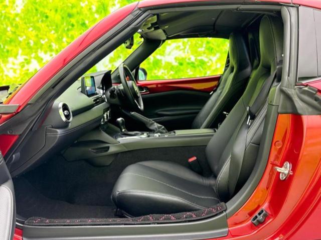 ロードスターRF VS 新品タイヤ/純正 SDナビ/衝突安全装置/シートヒーター/車線逸脱防止支援システム/シート 合皮/ヘッドランプ LED/Bluetooth接続/ETC/EBD付ABS/横滑り防止装置 バックカメラ(5枚目)