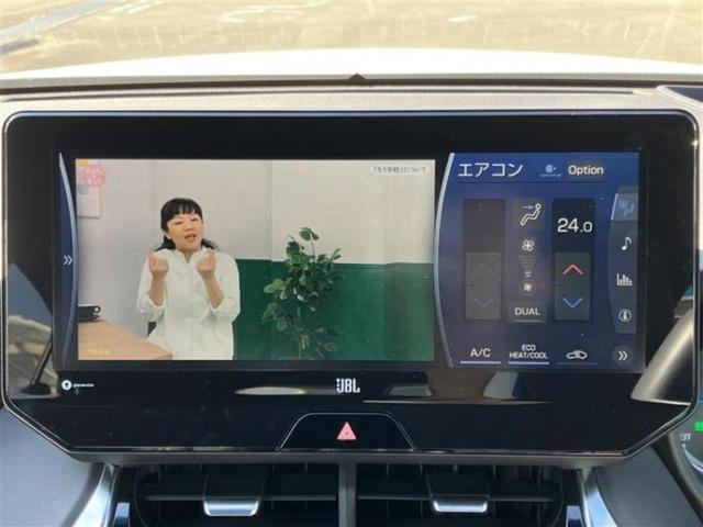 ハリアーハイブリッド Ｚ　新品タイヤ／ＪＢＬ／保証書／純正　ＳＤナビ／デジタルインナーミラー／衝突安全装置／シートヒーター　前席／パノラミックビューモニター／車線逸脱防止支援システム／シート　ハーフレザー／電動バックドア（9枚目）