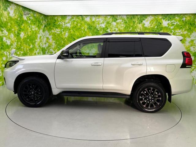 ランドクルーザープラド ４ＷＤ　ＴＸ　Ｌパッケージマットブラックエディション　サンルーフ／保証書／社外　９インチ　ＳＤナビ／トヨタセーフティセンス／シートヒーター／車線逸脱防止支援システム／シート　フルレザー／ヘッドランプ　ＬＥＤ／Ｂｌｕｅｔｏｏｔｈ接続／ＥＴＣ　革シート（2枚目）