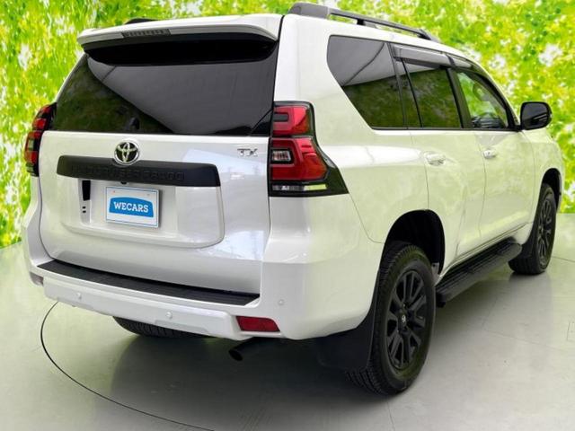 ランドクルーザープラド ４ＷＤ　ＴＸ　Ｌパッケージマットブラックエディション　サンルーフ／保証書／社外　９インチ　ＳＤナビ／トヨタセーフティセンス／シートヒーター／車線逸脱防止支援システム／シート　フルレザー／ヘッドランプ　ＬＥＤ／Ｂｌｕｅｔｏｏｔｈ接続／ＥＴＣ　革シート（3枚目）