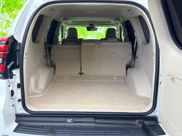 ランドクルーザープラド ４ＷＤ　ＴＸ　Ｌパッケージマットブラックエディション　サンルーフ／保証書／社外　９インチ　ＳＤナビ／トヨタセーフティセンス／シートヒーター／車線逸脱防止支援システム／シート　フルレザー／ヘッドランプ　ＬＥＤ／Ｂｌｕｅｔｏｏｔｈ接続／ＥＴＣ　革シート（19枚目）