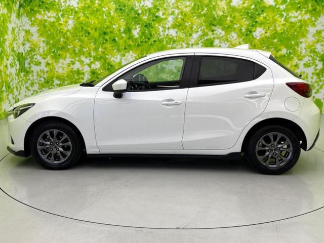 デミオ １５Ｓミストマルーン　純正エアロ／保証書／純正　ＳＤナビ／衝突安全装置／シートヒーター　前席／全方位モニター／車線逸脱防止支援システム／ヘッドランプ　ＬＥＤ／ＥＢＤ付ＡＢＳ／横滑り防止装置／アイドリングストップ　フルエアロ（2枚目）