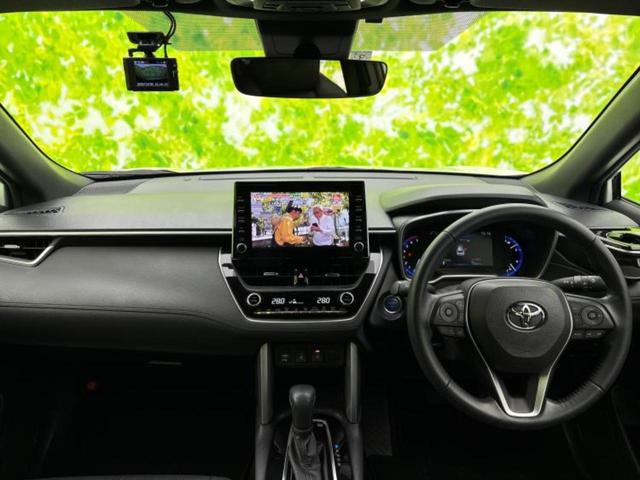 カローラクロス ハイブリッドＺ　新品タイヤ／パノラマルーフ／保証書／ディスプレイオーディオ＋ナビ９インチ／トヨタセーフティセンス／シートヒーター　前席／車線逸脱防止支援システム／シート　ハーフレザー／電動バックドア　サンルーフ（38枚目）