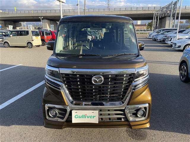 フレアワゴンカスタムスタイル ハイブリッドＸＴ　社外メモリーナビ　フルセグＴＶ　バックカメラ　ＬＥＤヘッドライト　ＥＴＣ　スマートキー　ドライブレコーダー　両側パワースライド　レーダーブレーキ　レーダークルーズ　純正アルミホイール（28枚目）