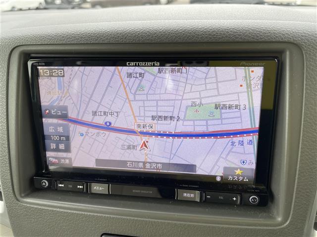 スペーシア Ｘ　４ＷＤ　社外メモリーナビ　フルセグＴＶ　バックカメラ　両側パワースライド　ＨＩＤヘッドライト　ＥＴＣ　スマートキー　レーダーブレーキ（6枚目）
