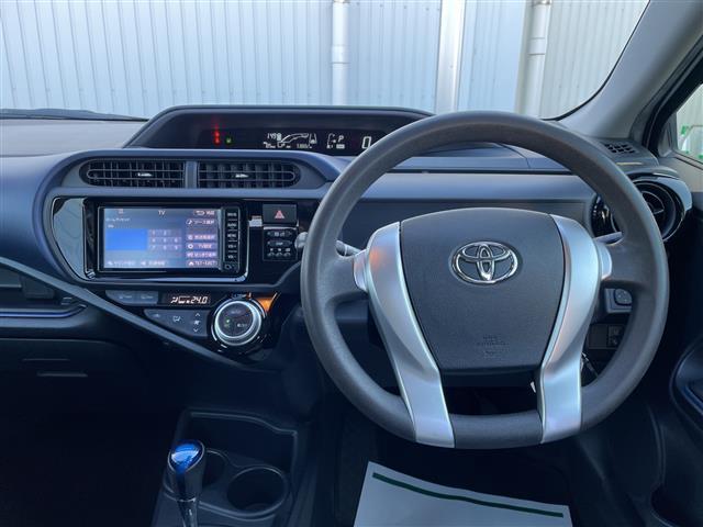 アクア S 社外メモリーナビ ワンセグTV バックカメラ ETC キーレス レーダーブレーキ 社外ホイールキャップ 電動ミラー(24枚目)