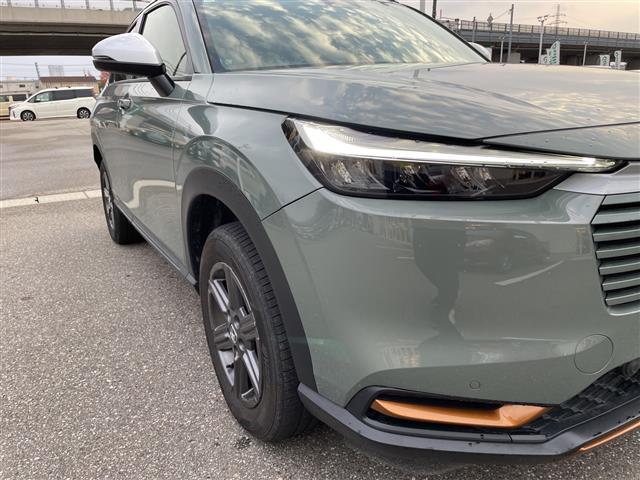 ヴェゼル e:HEV X・HuNTパッケージ 純正9型ナビ フルセグTV バックカメラ LEDヘッドライト スマートキー プッシュスタート ホンダセンシング レーダークルーズ 純正アルミ ルーフレール パドルシフト 保証書(23枚目)