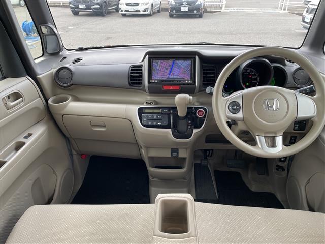 Ｎ－ＢＯＸ Ｇ・Ｌパッケージ　社外メモリーナビ　フルセグＴＶ　パワースライドドア　スマートキー　プッシュスタート　電動ミラー　ベンチシート　スタッドレス積み込み（2枚目）