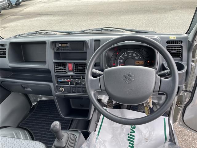 キャリイトラック ＫＣエアコン・パワステ　４ＷＤ　５ＭＴ　エアコン　パワステ　純正ラジオ（17枚目）