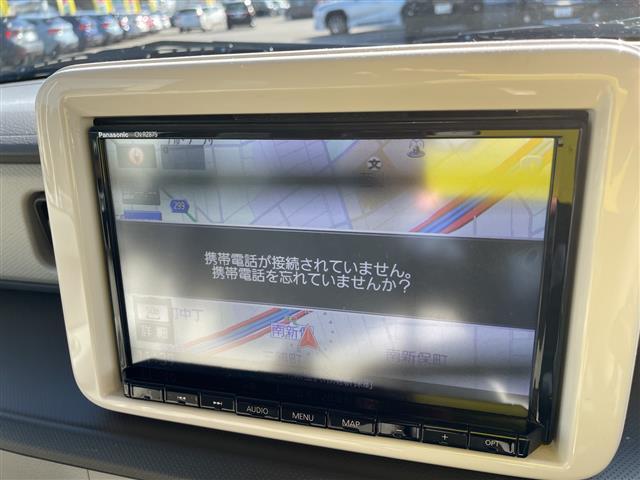 アルトラパン Ｌ　純正８型ナビ　フルセグＴＶ　全方位カメラ　シートヒーター　スマートキー　プッシュスタート　電動ミラー　ベンチシート　スズキセーフティ　クリアランスソナー（6枚目）