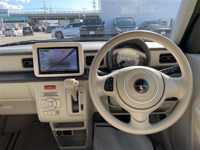 アルトラパン Ｌ　純正８型ナビ　フルセグＴＶ　全方位カメラ　シートヒーター　スマートキー　プッシュスタート　電動ミラー　ベンチシート　スズキセーフティ　クリアランスソナー（23枚目）