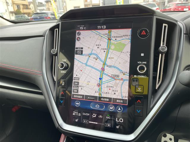 レヴォーグ ＳＴＩスポーツ　ＥＸ　４ＷＤ　純正ナビ　フルセグＴＶ　バックカメラ　ＬＥＤライト　ＥＴＣ　革シート　パワーバックドア　デジタルミラー　アイサイト　レーダークルーズ　純正アルミ　パワーシート　スマートキー　プッシュスタート（8枚目）