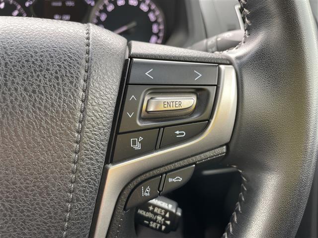 ランドクルーザープラド TX Lパッケージ 4WD 純正メーカーナビ フルセグTV パノラマモニター LEDヘッドライト ETC2.0 オプションアルミ 純正エアロ 黒革シート シートヒーター&クーラー ガナドールマフラー ドラレコ 保証書(21枚目)
