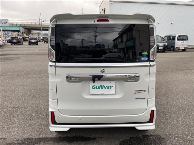 スペーシアカスタム ハイブリッドＸＳターボ　４ＷＤ　ターボ　社外メモリーナビ　フルセグＴＶ　バックカメラ　ＬＥＤヘッドライト　ＥＴＣ　シートヒーター　両側パワースライド　スマートキー　クルコン　レーダーブレーキ　純正アルミ　ハーフレザーシート（27枚目）