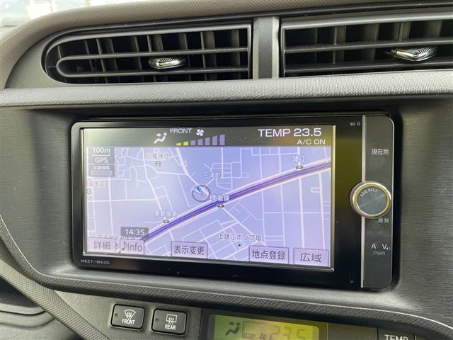 アクア G 純正ナビ フルセグTV ETC ドラレコ スマートキー プッシュスタート 電動ミラー 社外アルミホイール 社外アルミ&スタッドレス積み込み(6枚目)