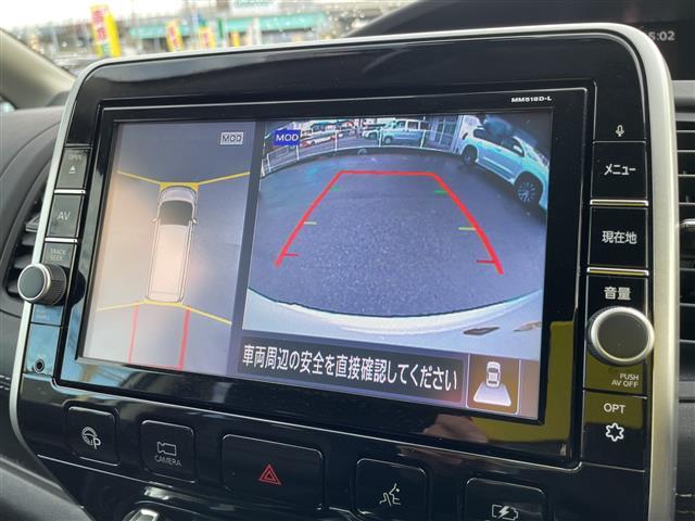 セレナ ｅ－パワー　ハイウェイスターＶ　ワンオーナー　純正大画面ナビ　フルセグＴＶ　アラウンドビューモニター　ＬＥＤヘッドライト　ＥＴＣ　ドラレコ　エマージェンシーブレーキ　クルコン　両側パワースライド　ハイビームアシスト　踏み間違い防止（8枚目）