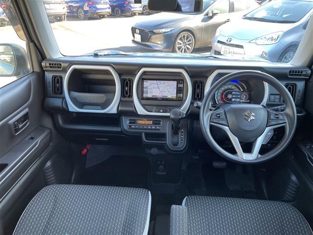 ハスラー ハイブリッドＧターボ　社外メモリーナビ　ワンセグＴＶ　ＥＴＣ　ドライブレコーダー　社外アルミホイール　純正ホイール＆夏タイヤ積み込み　レーダークルーズ　コーナーセンサー　衝突軽減ブレーキ　シートヒーター　プッシュスタート（2枚目）