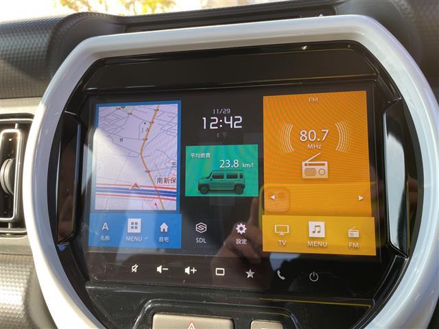 ハスラー ハイブリッドＸ　純正９型ナビ　フルセグＴＶ　全方位カメラ　ＬＥＤヘッドライト　ＥＴＣ　スマートキー　プッシュスタート　レーダーブレーキ　純正アルミホイール　クリアランスソナー　保証書　取説（12枚目）