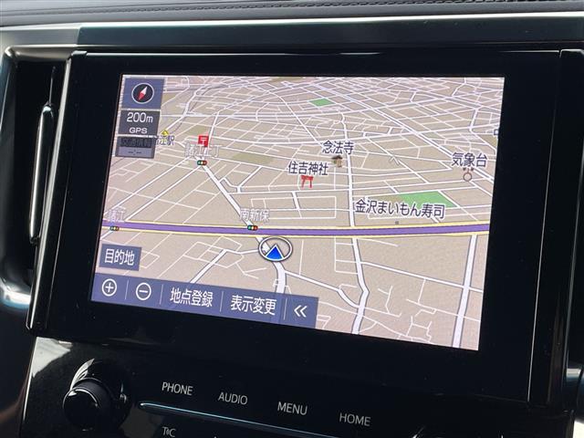 アルファード ２．５Ｓ　タイプゴールド　純正ディスプレイオーディオ　フルセグＴＶ　ナビ　バックカメラ　ＬＥＤヘッドライト　ＥＴＣ　ドラレコ　レーダークルーズ　サンルーフ　ハーフレザーシート　トヨタセーフティセンス　パワーバックドア（6枚目）