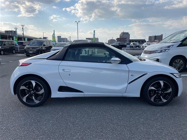 S660 α クルーズコントロール スマートキー プッシュスタート LEDヘッドライト ETC 電動ミラー 純正アルミホイール 6速MT(20枚目)