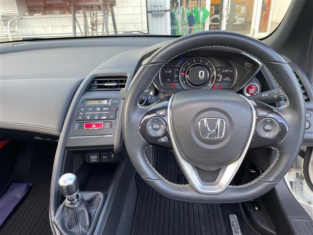 S660 α クルーズコントロール スマートキー プッシュスタート LEDヘッドライト ETC 電動ミラー 純正アルミホイール 6速MT(23枚目)