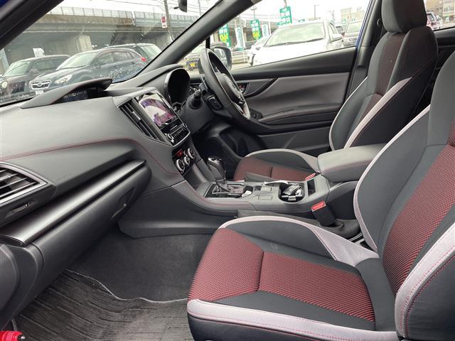 インプレッサスポーツ STIスポーツ ワンオーナー 純正ナビ フルセグTV バック&サイドカメラ LEDヘッドライト ETC パワーシート レーダークルーズ アイサイト 純正アルミホイール スマートキー Pスタート 電動ミラー(4枚目)