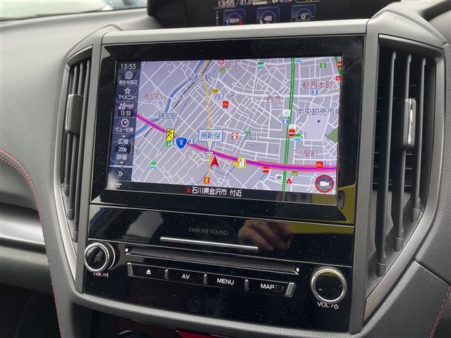 インプレッサスポーツ STIスポーツ ワンオーナー 純正ナビ フルセグTV バック&サイドカメラ LEDヘッドライト ETC パワーシート レーダークルーズ アイサイト 純正アルミホイール スマートキー Pスタート 電動ミラー(8枚目)