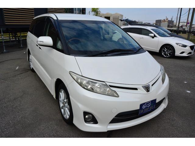 エスティマ 2.4アエラス Gエディション フリップダウンモニター 両側電動スライドドア スマートキー プッシュスタート HDDナビ Bluetoothオーディオ ミュージックサーバー バックカメラ クルーズコントロール オットマンシート(4枚目)