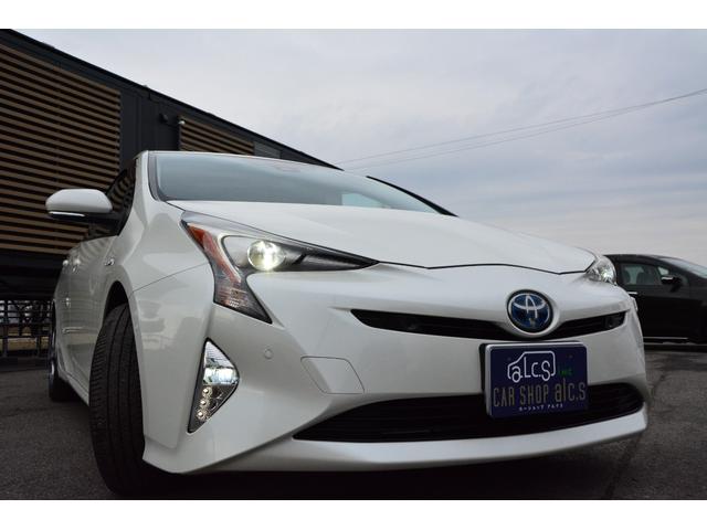 プリウス Aプレミアム プッシュスタート ヘッドアップディスプレイ アダプティブクルーズコントロール 衝突軽減ブレーキ レザーシート シートヒーター SDナビ Bluetoothオーディオ フルセグ LEDヘッドライト(13枚目)