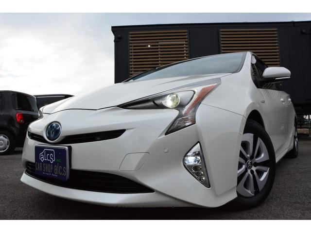 プリウス Aプレミアム プッシュスタート ヘッドアップディスプレイ アダプティブクルーズコントロール 衝突軽減ブレーキ レザーシート シートヒーター SDナビ Bluetoothオーディオ フルセグ LEDヘッドライト(14枚目)