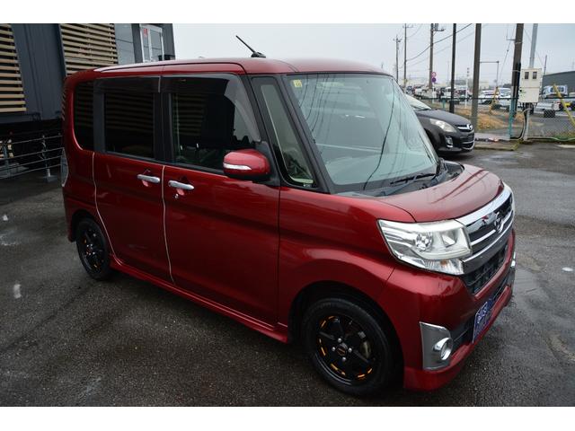 タント カスタムX スマートセレクションSA プッシュスタート スマートキー パワースライドドア SDナビ フルセグ バックカメラ Bluetoothオーディオ CD DVD ETC デジタルインナーミラー ドラレコ 衝突軽減ブレーキ Iストップ(5枚目)