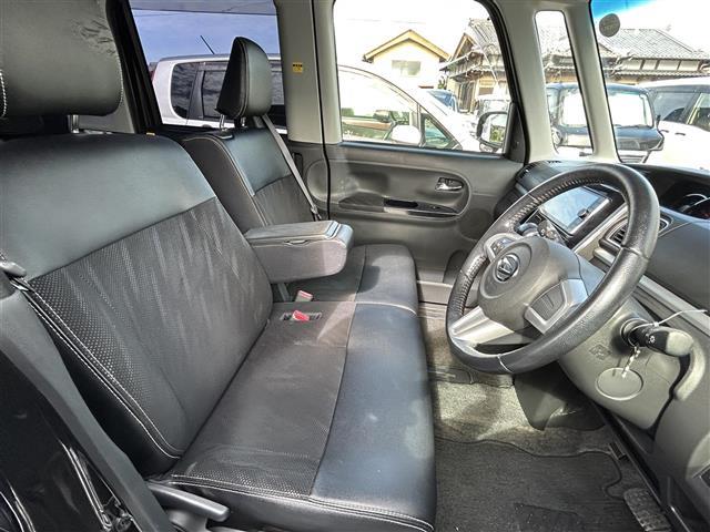 タント カスタムRS トップエディションSAII /ナビ(CN-RX02WD)/TV/CD/DVD/Bluetooth/バックカメラ/両側パワースライドドア/ETC/ハーフレザーシート/純正フロアマット/純正アルミホイール/ドアバイザ(17枚目)