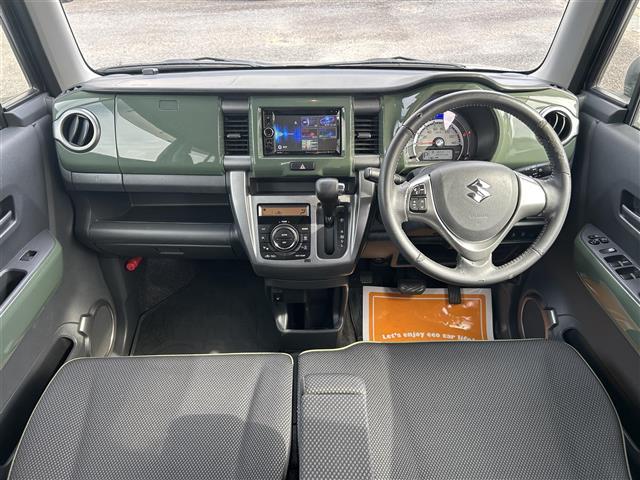 ハスラー Ｊスタイル　／ナビ（ＧＣＸ５１４）／ＴＶ／ＣＤ／ＤＶＤ／Ｂｌｕｅｔｏｏｔｈ／バックカメラ／ＥＴＣ／前席シートヒーター／純正フロアマット／社外アルミホイール／ドアバイザー／電格ウィンカーミラー（5枚目）
