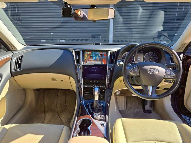スカイライン 350GT ハイブリッド タイプP ・ナビ・全方位カメラ・BOSEスピーカー・フルセグTV・Bluetooth・前後ドライブレコーダー・ETC・革シート・パワーシート・LEDヘッドライト・禁煙車・記録簿あり・内外装仕上げ済・関東仕入れ(34枚目)