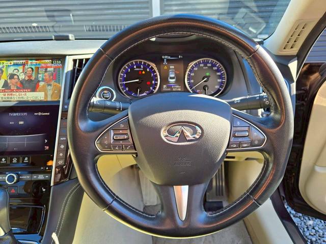 スカイライン 350GT ハイブリッド タイプP ・ナビ・全方位カメラ・BOSEスピーカー・フルセグTV・Bluetooth・前後ドライブレコーダー・ETC・革シート・パワーシート・LEDヘッドライト・禁煙車・記録簿あり・内外装仕上げ済・関東仕入れ(35枚目)