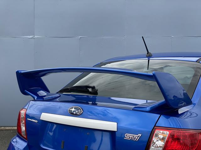 インプレッサ ＷＲＸ　ＳＴｉ　１年保障付　ノーマル車　６ＭＴ　カロッツェリアナビ　ＥＴＣ　スマートキー　プッシュスタート　ＡＰＥＸＩブースト計　ハーフレザーシート　パワーシート　ＨＩＤヘッドライト　純正大型リアスポイラー（37枚目）